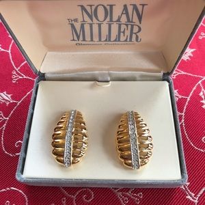 Vintage Nolan Miller Egyptian Style Earrings